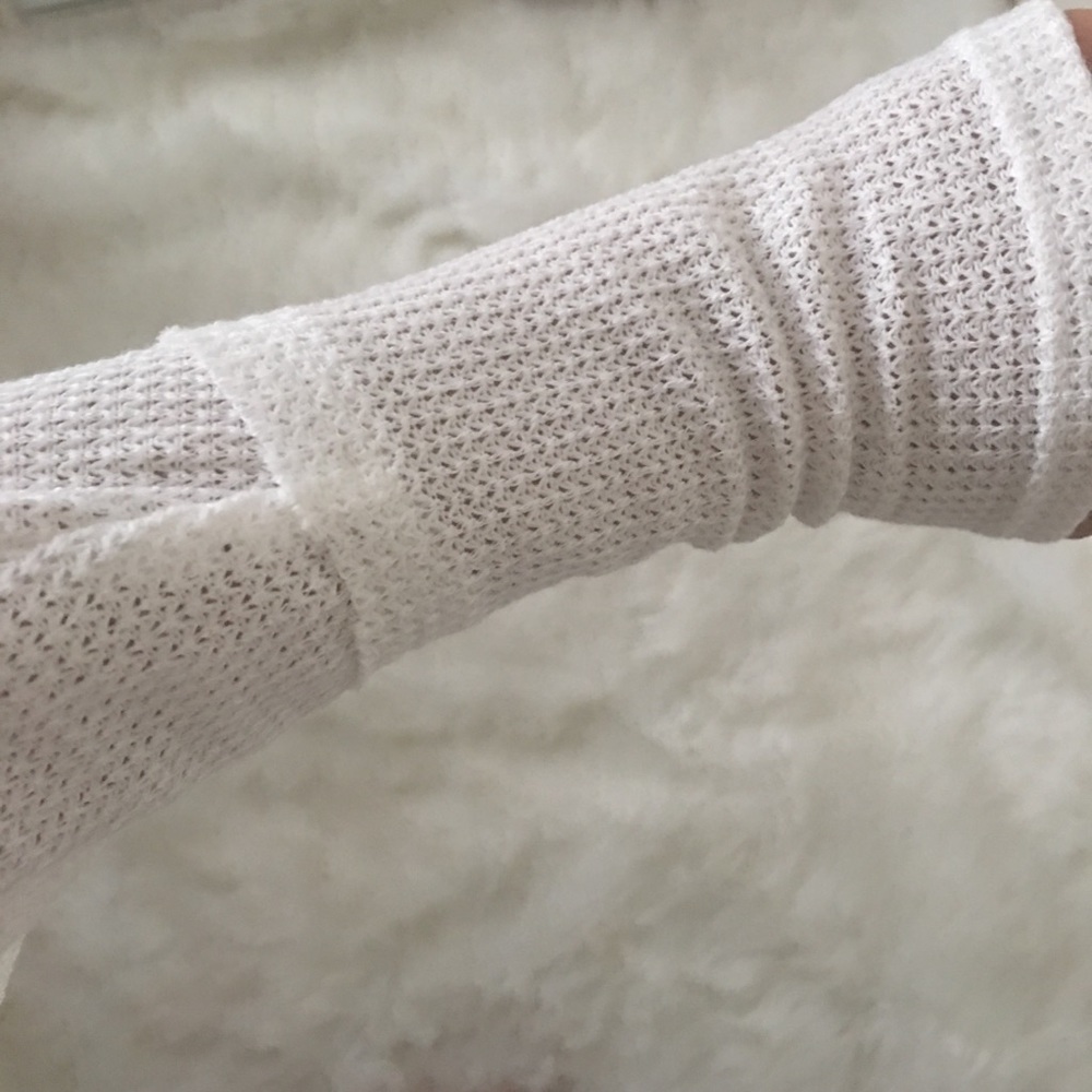 LAST 1️⃣ Waffle Knit Long Sleeve Dolman - Picture 3 of 7